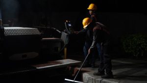 KUALITAS TERBAIK: Aplikasi penggunaan Bitumen Pertamina pada proyek pemeliharaan jalan di Provinsi DKI Jakarta 2024.(ist)