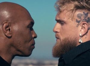 KEJUTAN: Kejutan datang dari tinju dunia dengan pengumuman pada Kamis (7/3/2024) bahwa legenda kelas berat, Mike Tyson, akan menghadapi YouTuber Jake Paul.(NETFLIX)