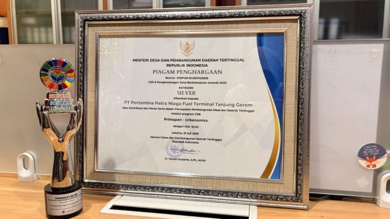 Pertamina Patra Niaga Regional JBB Raih Prestasi di CSR & PDB Awards 2025