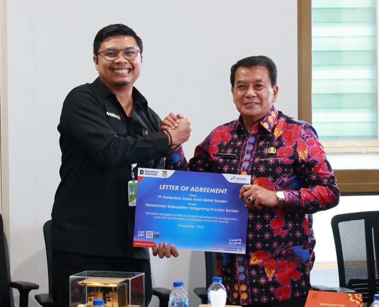 Pertamina Patra Niaga Regional JBB Mendapat Dukungan Bupati Tangerang Jalankan Program Kalcer MyPertamina